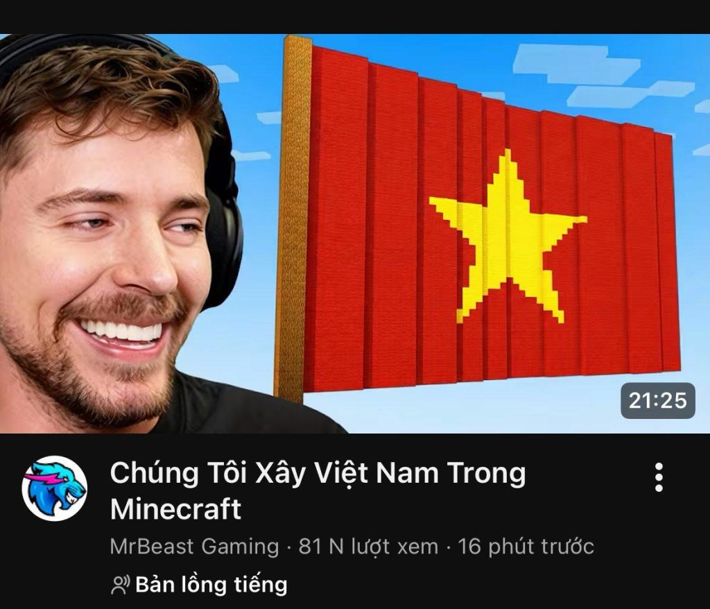 Review map Minecraft Việt Nam vô địch giải MrBeast: Quy mô hùng vĩ, chi tiết đến từng ngọn cỏ.